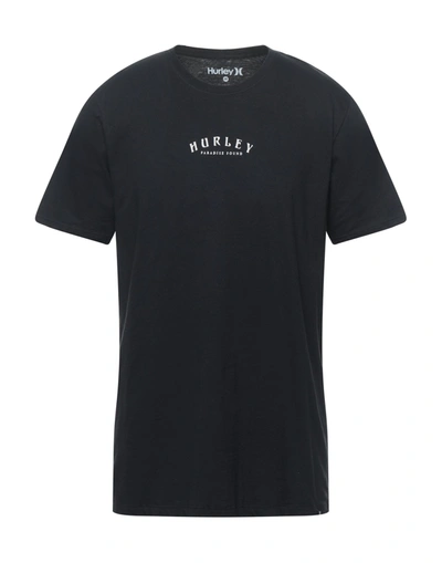 Hurley T-shirts In Black