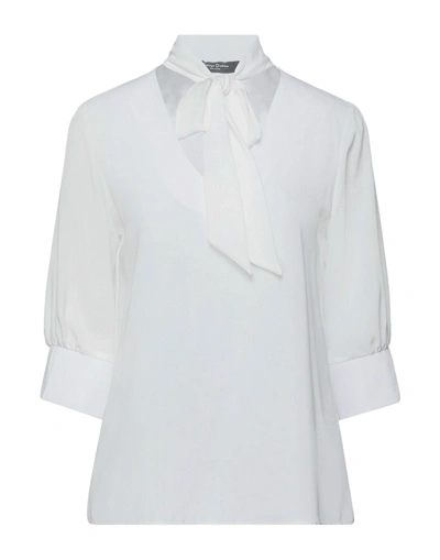 Spago Donna Blouses In White