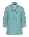 Spago Donna Blouses In Light Green