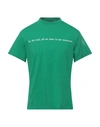 Throwback T-shirts In Green