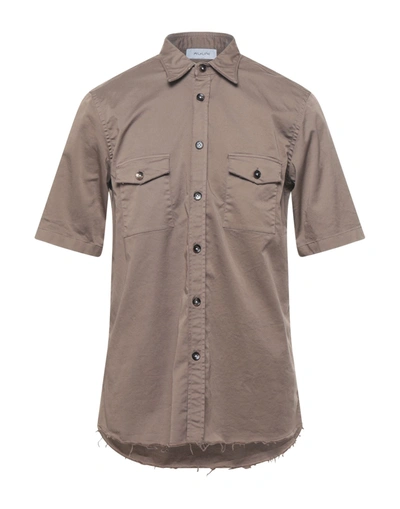 Aglini Shirts In Beige