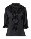 Spago Donna Shirts In Black