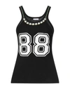P.a.r.o.s.h Tank Tops In Black