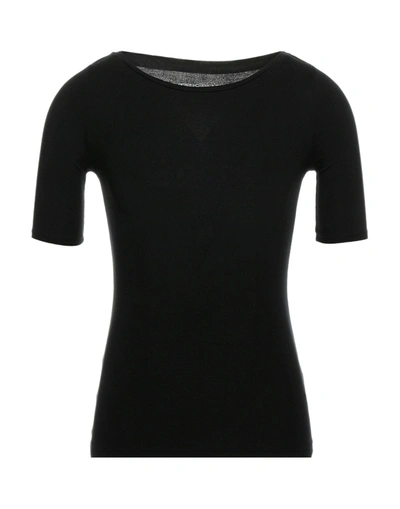 Majestic T-shirts In Black