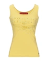 Aeronautica Militare Tank Tops In Light Yellow