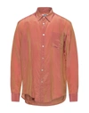 MAURO GRIFONI GRIFONI MAN SHIRT RUST SIZE 15 ½ CUPRO,12674653QN 6