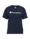 Champion T-shirts In Blue
