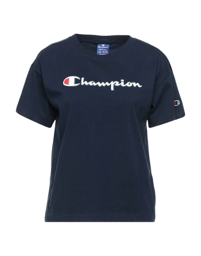 Champion T-shirts In Blue