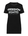 Frankie Morello T-shirts In Black