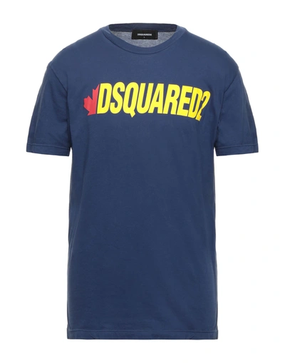 Dsquared2 T-shirts In Blue