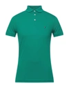 Tommy Hilfiger Polo Shirts In Emerald Green