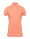 Tommy Hilfiger Polo Shirts In Apricot