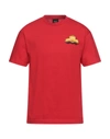 Huf T-shirts In Red