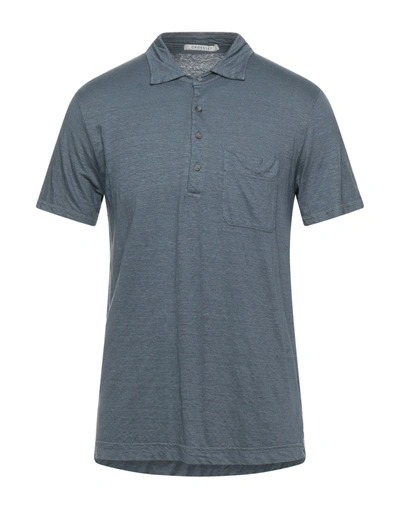 Crossley Polo Shirts In Slate Blue