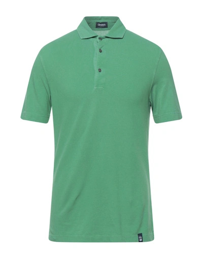 Drumohr Polo Shirts In Green