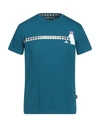 Aquascutum T-shirts Men's Petrol Blue T-shirt