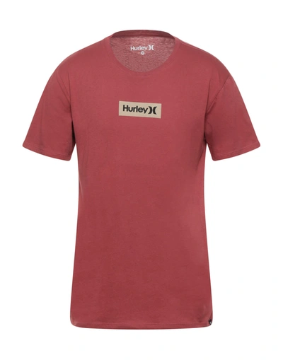 Hurley T-shirts In Red