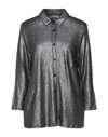Majestic Shirts In Steel Grey