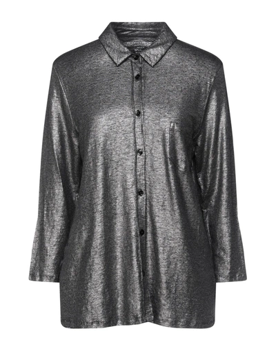 Majestic Shirts In Steel Grey