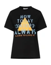 Coperni Oversize Now Today Print Cotton T-shirt In Black
