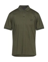 Giorgio Armani Polo Shirts In Military Green