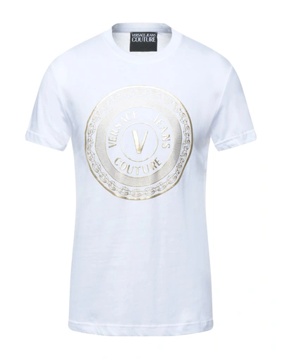 Versace Jeans Couture T-shirts In White