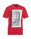 Frankie Morello T-shirts In Red