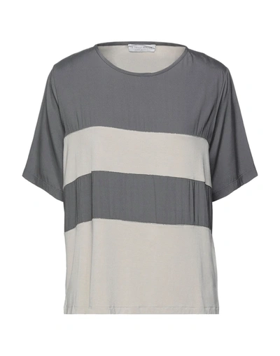 Le Tricot Perugia T-shirts In Beige