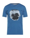 Frankie Morello T-shirts In Slate Blue