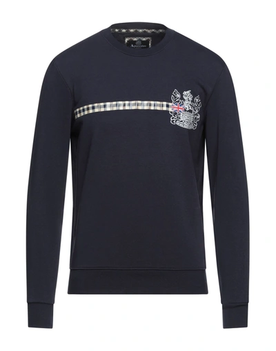 Aquascutum Sweatshirts In Dark Blue