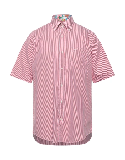 Paul & Shark Shirts In Red
