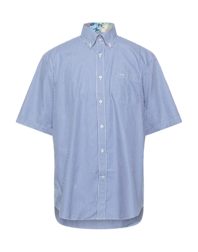 Paul & Shark Shirts In Blue