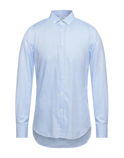 Aglini Shirts In Sky Blue