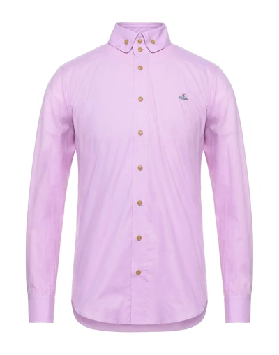 Vivienne Westwood Shirts In Light Purple