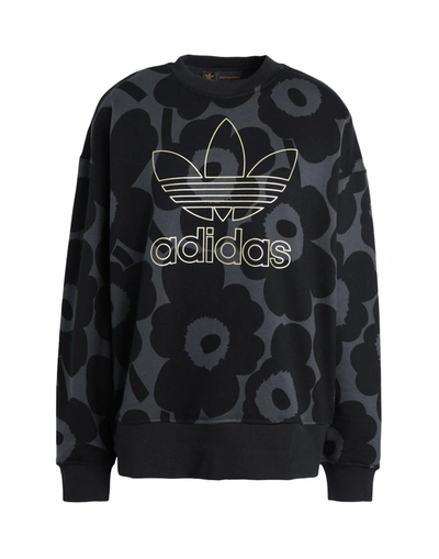 Adidas X Marimekko Sweatshirts In Black