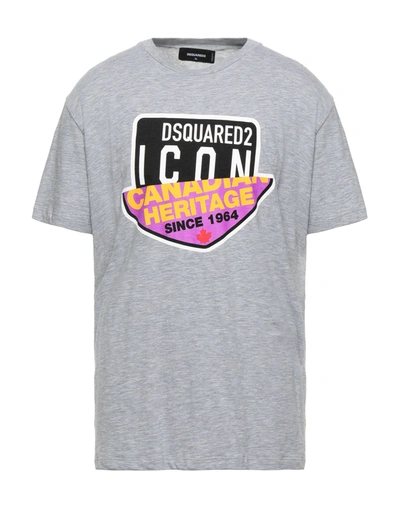 Dsquared2 T-shirts In Grey