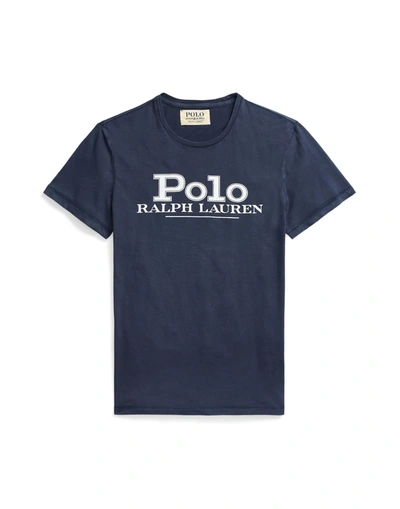 Polo Ralph Lauren T-shirts In Dark Blue