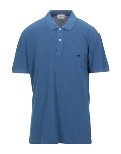 Brooksfield Polo Shirts In Blue