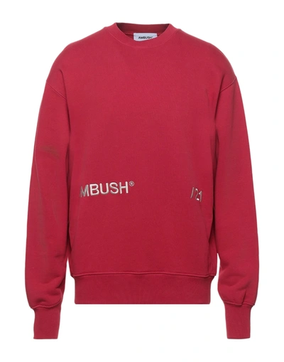 Ambush Sweatshirts In Red