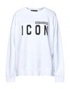 Dsquared2 Sweatshirts In White