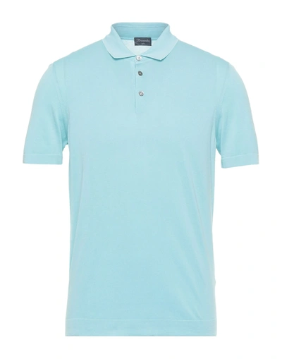 Drumohr Polo Shirts In Blue