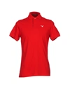 Barbour Man Polo Shirt Coral Size 3xl Cotton In Red