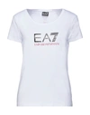 Ea7 T-shirts In White