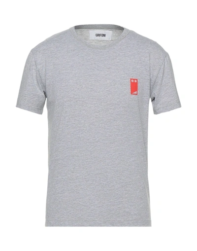 Mauro Grifoni T-shirts In Grey