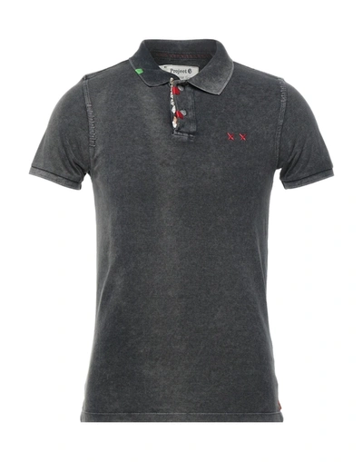 Project E Polo Shirts In Grey