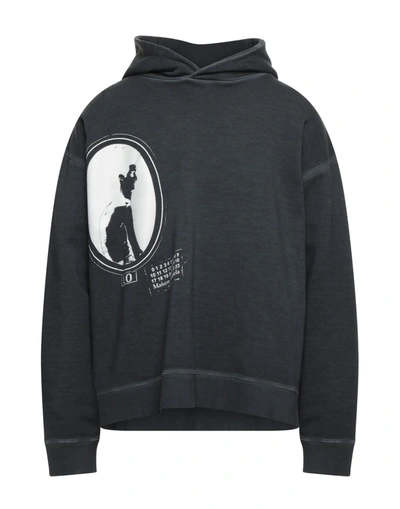 Maison Margiela Sweatshirts In Steel Grey