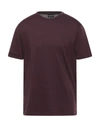 Giorgio Armani T-shirts In Purple