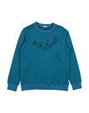 Dolce & Gabbana Kids' Sweatshirts In Deep Jade