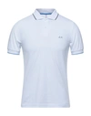 Sun 68 Polo Shirts In White