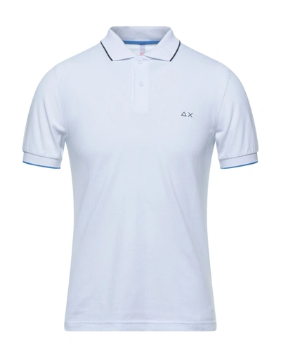 Sun 68 Polo Shirts In White